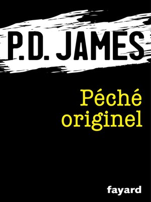 cover image of Péché originel